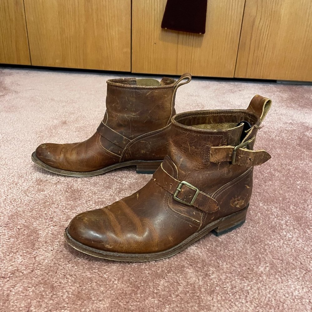 Sendra Short Brown Moto Boot